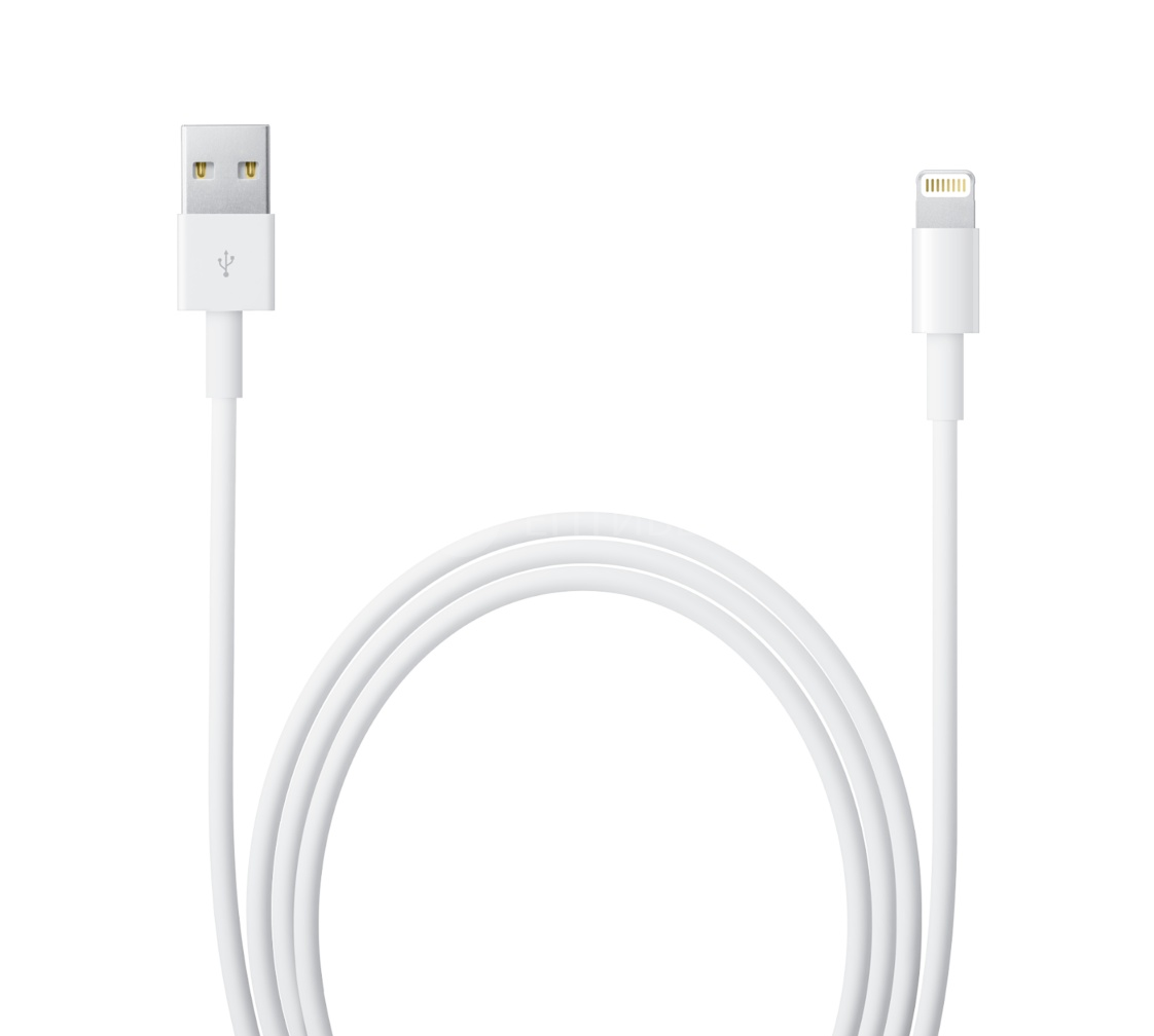 Оригинальный USB Lightning кабель, зарядка, провод для iPhone 5, iPad mini,  iPad Retina, iPod купить в Москве по низкой цене