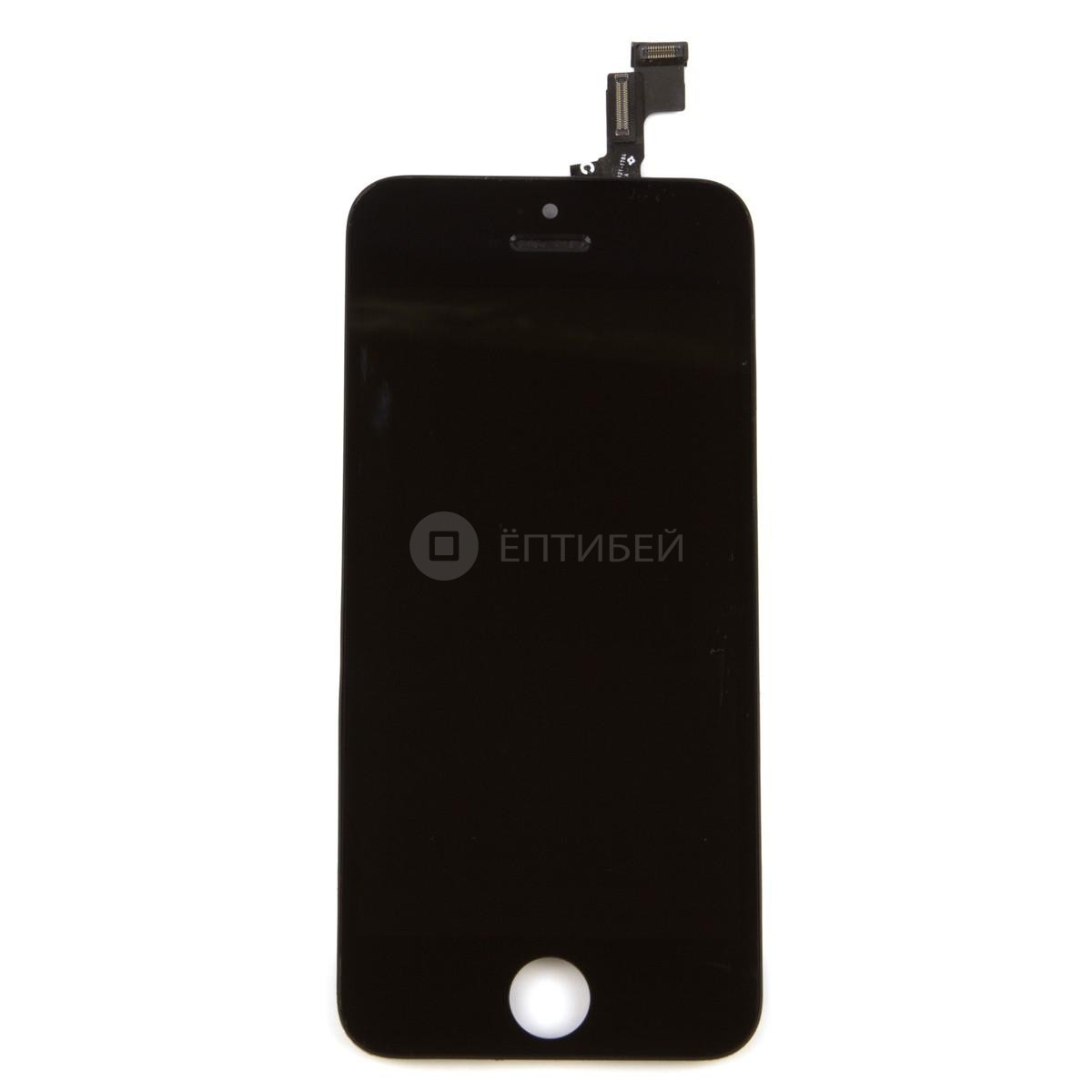 Дисплей в сборе (тач стекло и матрица) для iPhone 5S, SE оригинал черный  для самостоятельной замены с инструкцией