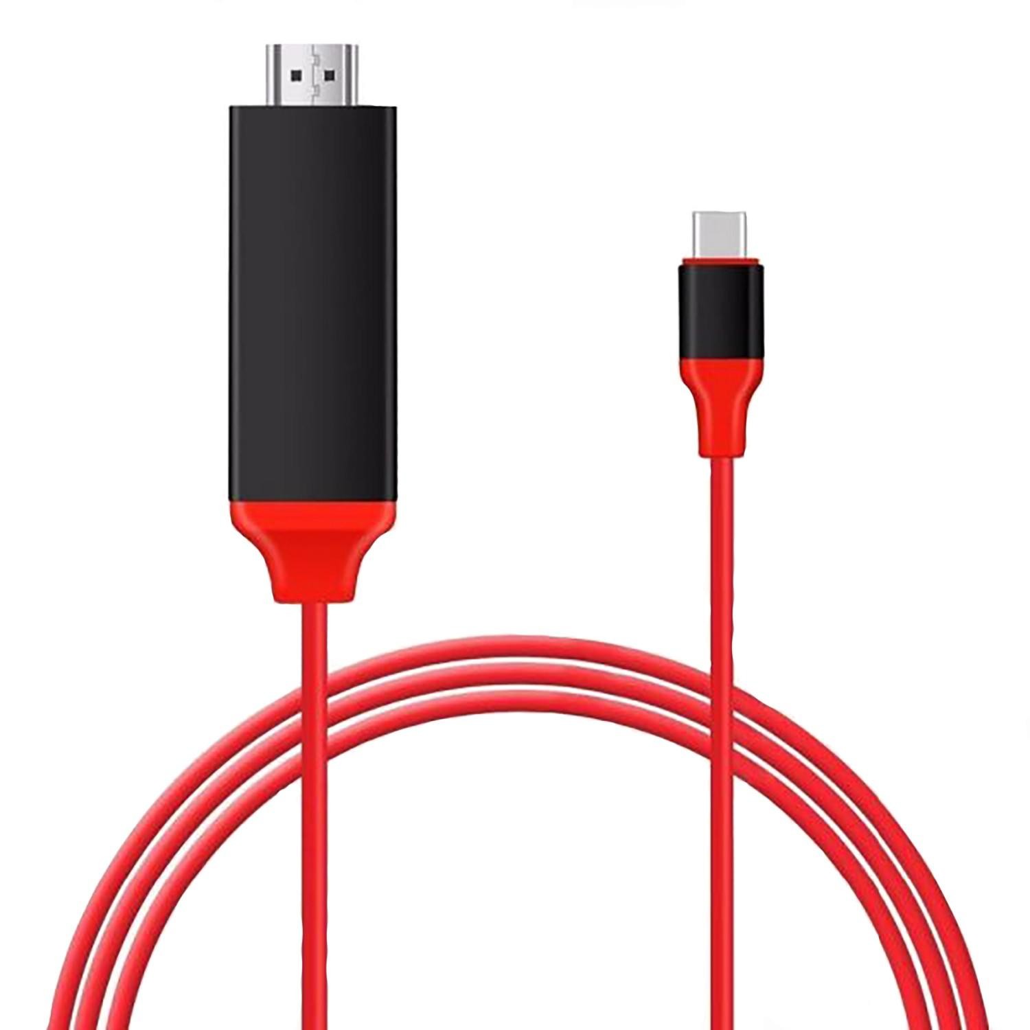 Адаптер с USB-C на HDMI для подключения к телевизору устройств с разъемом  Type-C