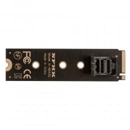 Переходник адаптер с разъема M.2 NVMe на разъем SATA/SAS SFF-8644