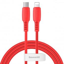 Кабель Type-C - Lightning для iPhone 1.2m Baseus Colourful Power Delivery cable 18W CATLDC-09