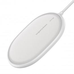 Беспроводная зарядка для iPhone 12 Baseus Light Magnetic Wireless Charger 15W белая WXQJ-02
