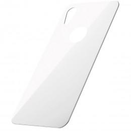 Защитное противоударное стекло Baseus для задней панели iPhone XR белое