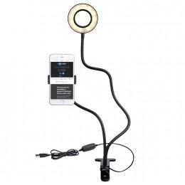 USB LED лампа с держателем для телефона и регулировкой освещения для ремонта