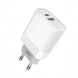 Мощный быстрый адаптер питания QC3.0 Power Delivery 18W XO L64 для iPhone, iPad
