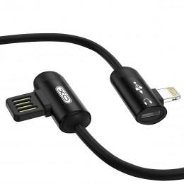 USB Lightning кабель XO-NB38 с выходом на наушники Lightning