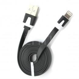 Прочный USB Lightning кабель, зарядка для iPhone 5, 5s, 5c, 6, 6+, 6S и iPad retina/mini черный
