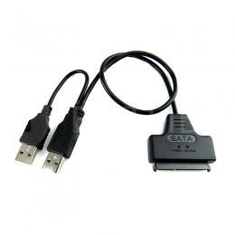 Переходник шнурок кабель USB 2.0 на SATA 2.5"для HDD и SSD дисков