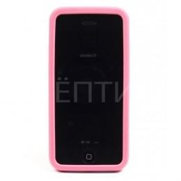 Пластиковый защитный чехол для iPhone 5C розовый