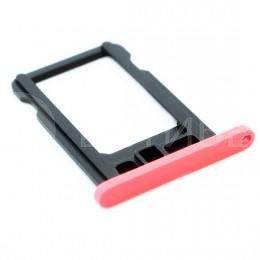 Сим-лоток (Nano Sim Card Tray) для Nano сим карты iPhone 5C розовый