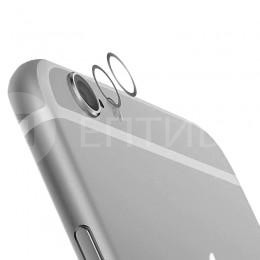 Металлическая защитная накладка для камеры iPhone 6 / 6S черная