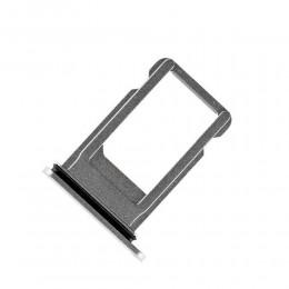 Сим-лоток (Nano Sim Card Tray) для Nano сим карты для iPhone 8 Plus серебряный