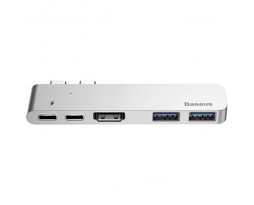 USB-C 3.0 Hub Baseus CAHUB-B0G на Thunderbolt 3, Type-C, HDMI, 2xUSB 3.0