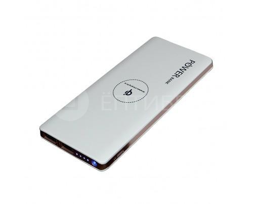 Внешний аккумулятор Qi 10000 mAh с функцией беспроводной зарядки