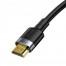 Кабель HDMI 2.0 4K 60Hz 1m Baseus Cafule 4KHDMI Male To 4KHDMI Male Adapter Cable CADKLF-E01