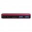 Хаб Type-C для MacBook с 2*Type-C, HDMI (4K 30Hz), 2*USB 3.0 Baseus Transparent Series красный CAHUB-TD09