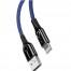 Lightning кабель с автоотключением Baseus C-shaped Light Intelligent Power-off CALCD-03
