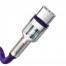 Кабель USB-C / USB-C 100W 2m Baseus Cafule Series Metal фиолетовый CATJK-D05
