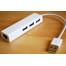 Адаптер USB Ethernet c 3 портами USB для MacBook Pro Retina, Air
