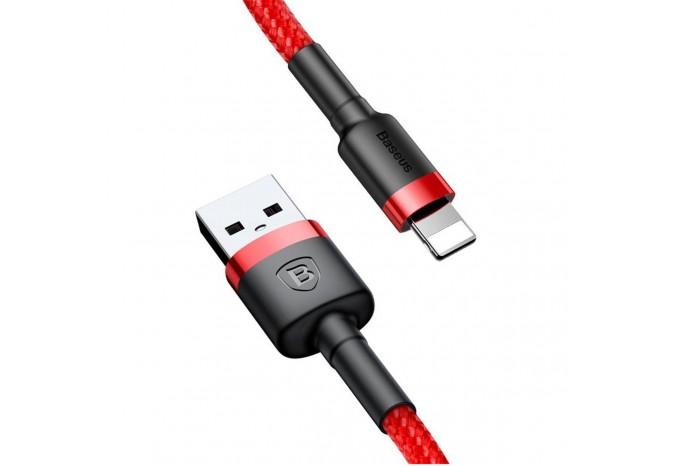 Lightning кабель 3m Baseus Cafule Cable USB CALKLF-R09 Красный