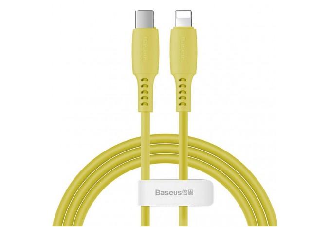 Кабель Type-C - Lightning для iPhone 1.2m Baseus Colourful Power Delivery cable 18W CATLDC-0Y