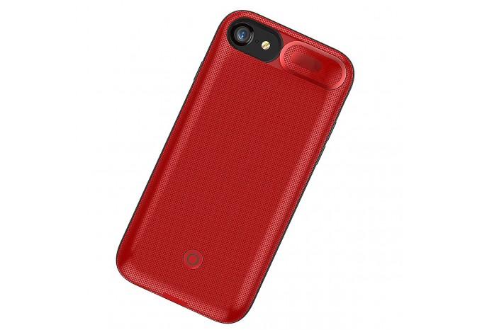 Чехол аккумулятор зарядка 3000mAh красный для iPhone 6, 6S 