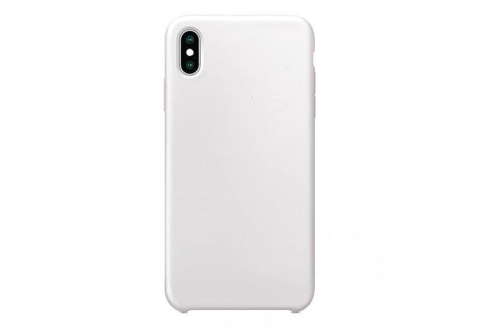 Ударопрочный силиконовый белый чехол для iPhone XS Max