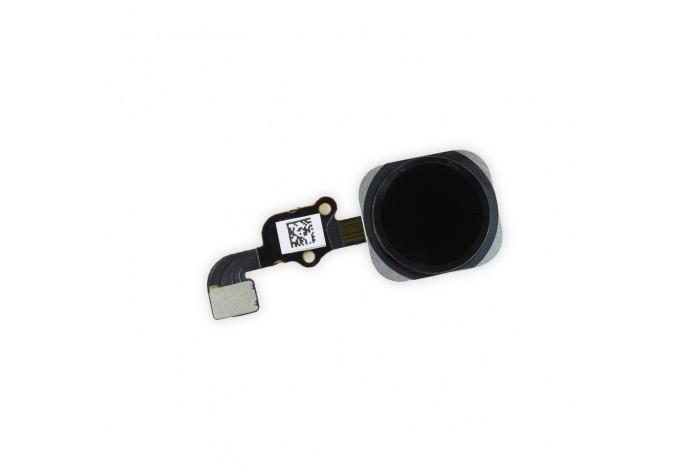 Кнопка Home для iPhone 6S Plus в сборе со шлейфом черная 00459-01