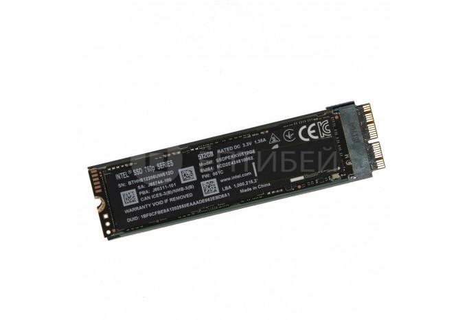 Комплект PCI-E NVMe SSD Intel 760p 512 GB для MacBook Retina, Air, iMac 2013 - 2015, Mac mini 2014 с инструментом