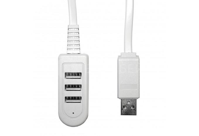USB 2.0 Hub удлиннитель 1,2 м на 3 порта