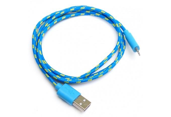 Модный голубой USB Lightning зарядка, провод для iPhone 5, 5s, 5c и iPad retina/mini ligtning