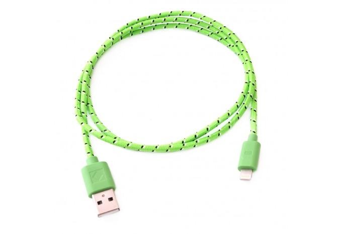 Модный зеленый USB Lightning зарядка, провод для iPhone 5, 5s, 5c и iPad retina/mini ligtning