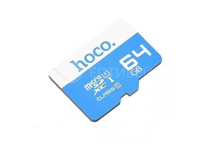 Карта памяти Hoco для камер, телефонов, планшетов 64 ГБ 10 Class MicroSDXC