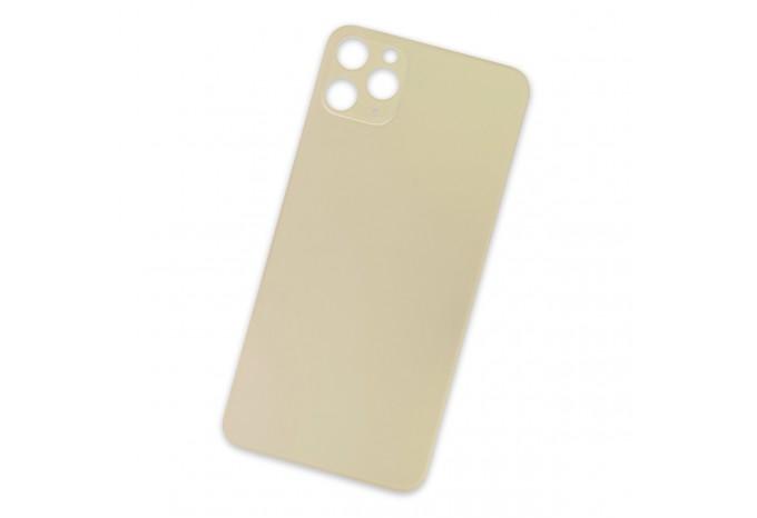 Задняя крышка стеклянная для iPhone 11 Pro Max Gold золотая