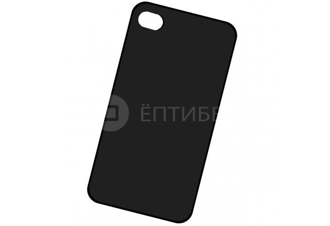 Пластиковый защитный чехол для iPhone 4 / 4S черный