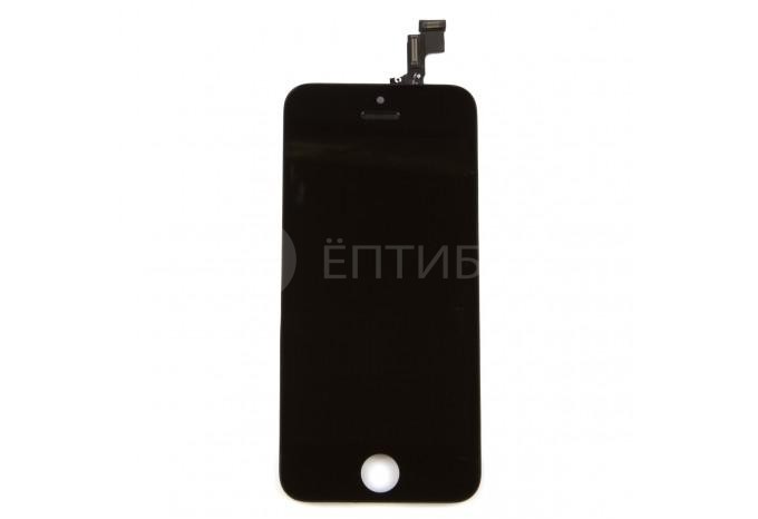 Дисплей в сборе (тач стекло и матрица) для iPhone 5S, SE черный