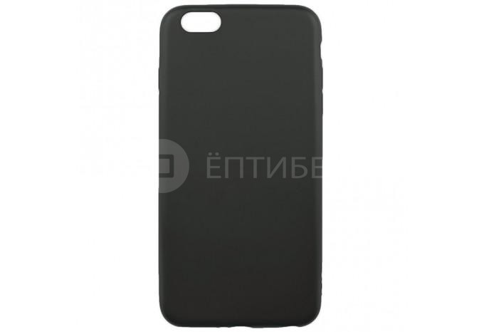 Силиконовый чехол для iPhone 6 / 6S чёрный