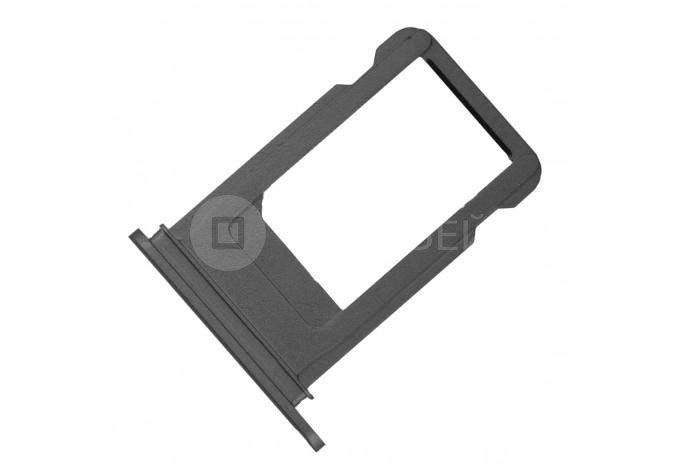 Сим-лоток (Nano Sim Card Tray) для Nano сим карты для iPhone 7 Plus черный оникс