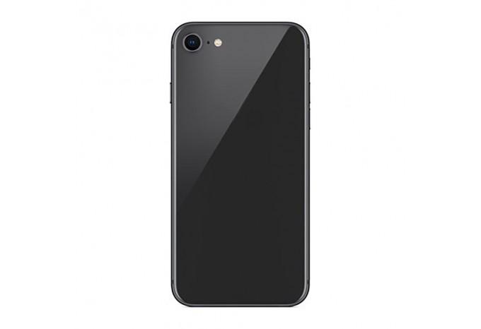 Задняя стеклянная панель для iPhone 8 чёрная