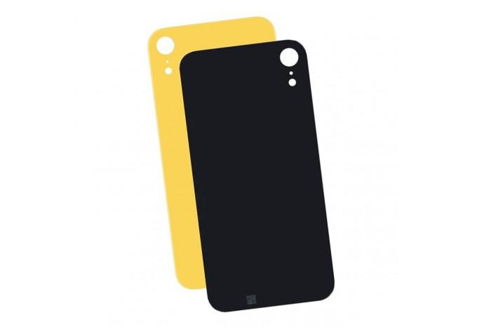 Задняя крышка стекло iPhone XR желтая
