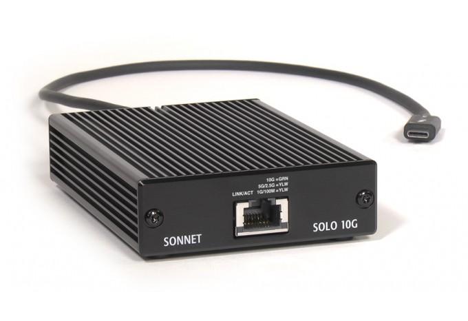 Адаптер Thunderbolt 3 - Ethernet RJ45 Sonnet Solo 10G Thunderbolt 3 to 10GBASE-T Ethernet Adapter