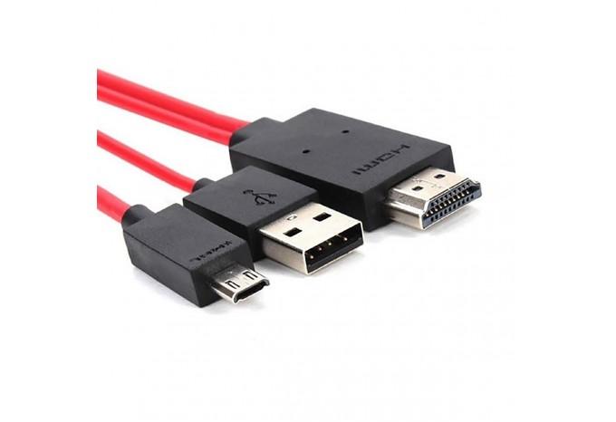 HDMI USB MicroUSB TV кабель для Samsung Galaxy