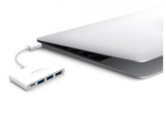 USB Type-C Hub Yoobao для MacBook 12" 2015 USB 3.1